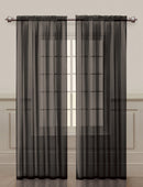 11 of 50:Paquete de 2 paneles de ventana con bolsillo para barra transparente Diamond, 54 x 84 pulgadas 