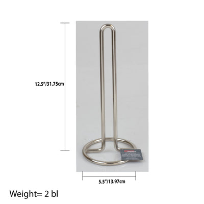 7 of 7:Porte-essuie-tout Home Basics, collection Simplicity, nickel satiné 