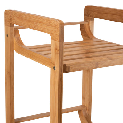 4 of 4:Neu Home 4 Tier Bamboo Shelving Tower 