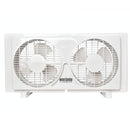 1 of 1:Ventilateur de fenêtre double portable PREMIUS, commande à 2 vitesses, 9 pouces 
