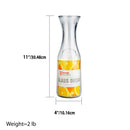3 of 3:Home Basics Glass Decanter 