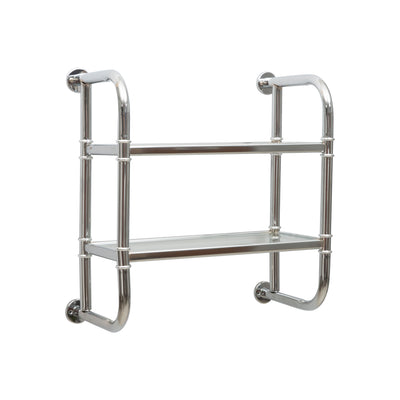 1 of 4:Étagère de bain suspendue à 2 niveaux Neu Home 