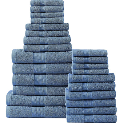 21 of 40:Ensemble de serviettes 24 pièces 100 % coton Casa Platino 