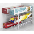 1 of 3:Home Basics Vinyl Wrap Organizer, White, 6.5x10.25x7.25 Inches 