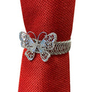 1 of 2:Butterfly Decorative One Piece Window Curtain Tieback, Silver 