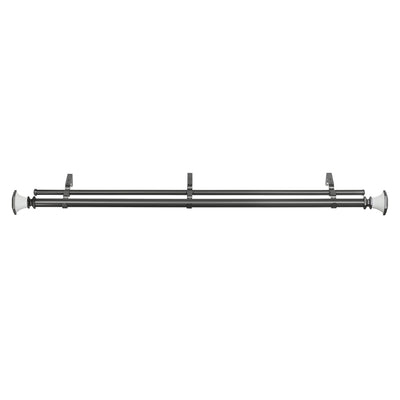 1 of 2:Buono II Decorative Double Rod & Finial Monet 72-144 