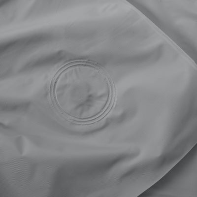 4 of 4:Bath Bliss Heavy Grommet Shower Liner in Silver 