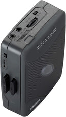 2 of 4:JENSEN Portable Retro Compact Style with AM/FM Radio Cassette Player includes Earbuds, Black 
