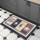 4 of 5:Cozy Cafe Decorative Anti-Fatigue Kitchen Mat, 18x30 Inches 