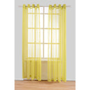 7 of 17:Harper Solid Sheer Voile Grommet Window Panel, 54x84 Inches 