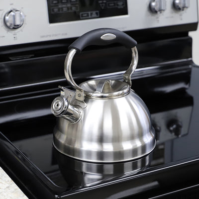 4 of 4:Bouilloire à thé Home Basics Cosmic 2,2 L en acier inoxydable 