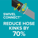 5 of 5:Gilmour Swivel Connect Watering Nozzel, Front Trigger, Black-Aqua 