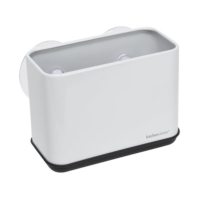 1 of 4:Kitchen Details Suction Sink Caddy in White 