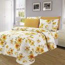 4 of 4:Essentials Bright 4 & 6 Piece Printed Wrinkle-Free Sheet Set, Sunny 