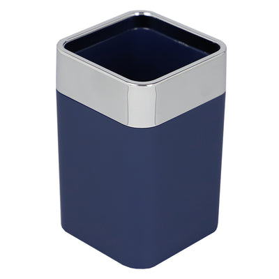 1 of 4:Conceptos básicos del hogar Skylar 10 oz. Vaso de plástico ABS, azul marino 