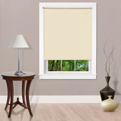 1 of 7:Cords Free Tear Down Room Darkening Window Shade 37x72 Ivory 