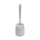 1 of 4:Brosse WC à fermeture automatique Bath Bliss avec poils en caoutchouc souple 