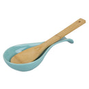 4 of 7:Repose-cuillère en céramique Home Basics, turquoise 