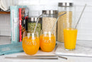4 of 5:Home Basics 10 Piece Reusable Stainless Steel Drinking Straw Set, Silver 