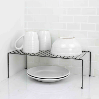 1 of 3:Étagère auxiliaire Home Basics en onyx noir 