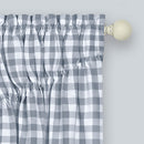 15 of 21:Buffalo Check Gathered Swag Window Curtain Pair, 72x63 Inches 
