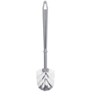 3 of 6:Brosse WC en plastique Home Basics avec support compact, gris 