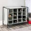 3 of 4:Étagère à chaussures non tissée Home Basics pour 16 paires, gris 