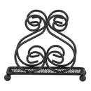 2 of 5:Porte-serviettes en acier Home Basics Scroll Collection, noir 