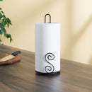 5 of 5:Porte-essuie-tout en acier Home Basics Scroll Collection, noir 