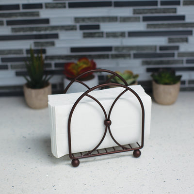 4 of 5:Home Basics Arbor Collection - Servilletero, bronce aceitado 