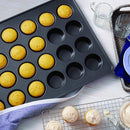 6 of 7:Wilton Perfect Results Premium Non-Stick Mega Standard-Size Muffin and Cupcake Baking Pan, 24 Muffins 