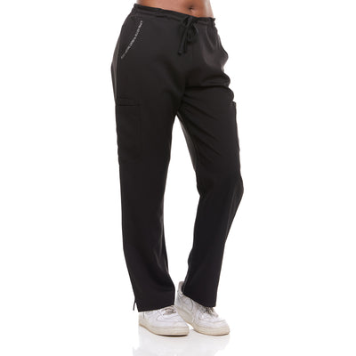 62 of 66:Ellen Tracy 4-Way Stretch Elastic Back Drawstring Waistband Scrub Pants 