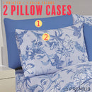 12 of 12:PREMIUS Premium Lilly 4 & 6 Piece Microfiber Printed Wrinkle-Free Sheet Set 
