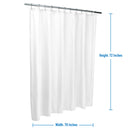 2 of 4:Rideau de douche Bath Bliss en microfibre douce au toucher, motif diamant, blanc 