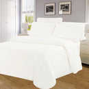 3 of 4:Parure de draps Winston en microfibre infroissable, ivoire, bonnet profond de 40,6 cm 