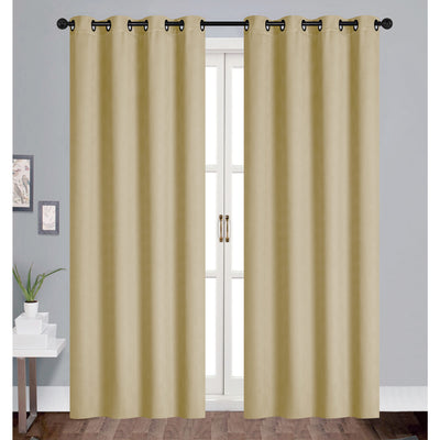 3 of 9:Jones Embossed Geo Room Darkening Grommet Window Panel, 54x84 Inches 