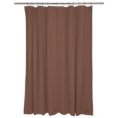 1 of 2:Revêtement de douche à œillets épais Bath Bliss en chocolat 