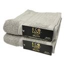 3 of 5:ECO LUXE Paquete de 2 toallas de mano de algodón Lofty, 18 x 28 pulgadas 