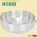 6 of 6:Chef Pro Commercial Grade Aluminum Caldero Stock Pot, Silver, 18.3 Quarts 