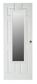 1 of 5:Miroir de porte Home Basics, blanc 