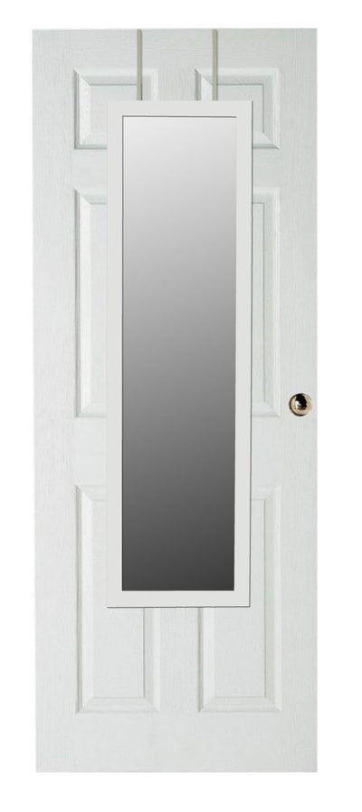 1 of 5:Miroir de porte Home Basics, blanc 