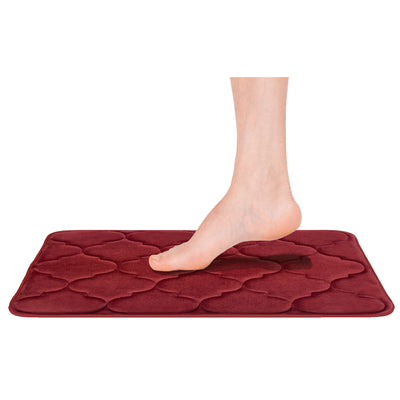 8 of 12:Tapis de bain doux et antidérapant en mousse à mémoire de forme Madison Moroccan, 43 x 61 cm 