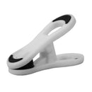 2 of 3:Pinces multi-usages en plastique Home Basics avec poignée (lot de 10), blanches 