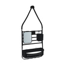 1 of 4:Carrito de ducha ajustable Bath Bliss Deluxe Flex en negro mate 