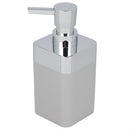 2 of 4:Conceptos básicos del hogar Skylar 10 oz. Dispensador de jabón de plástico ABS, gris 