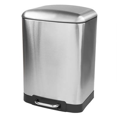 2 of 7:Home Basics 30 Liter Soft-Close Waste Bin 