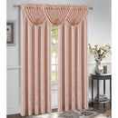 8 of 18:Roxanne Jacquard Rod Pocket Window Panel and Valance Treatment, All Sold Separately 