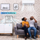 4 of 4:Ventilateur Comfort Zone 20 pouces à 3 vitesses pour une circulation d'air optimale, blanc 