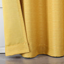21 of 24:Yola Blackout Textured Jacquard Grommet Window Panel, 52x84 Inches 