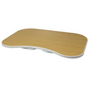 3 of 3:Home Basics Folding Portable  Laptop Bed Tray, Natural Wood 